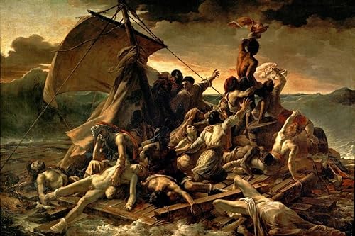 The Raft of the Medusa por Theodore Gericault Realismo Arte Romántico Dibujos anatómicos humanos Retrato Pintura al óleo Arte de Pared Arte de Pared
