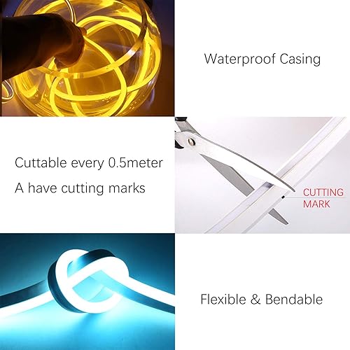 Miniatura 4 de KERTME - Tira de luces LED de neón