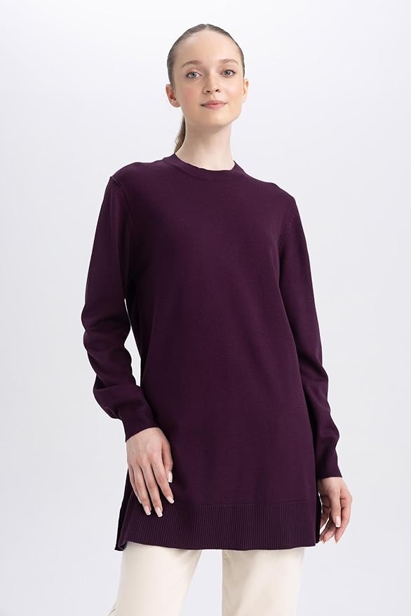 DeFacto B7865ax T-Shirt, Nero, L Donna