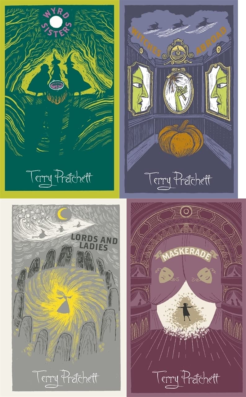Terry Pratchett Discworld The Witches Collection 4 book set (Hardcover) Hardcover
