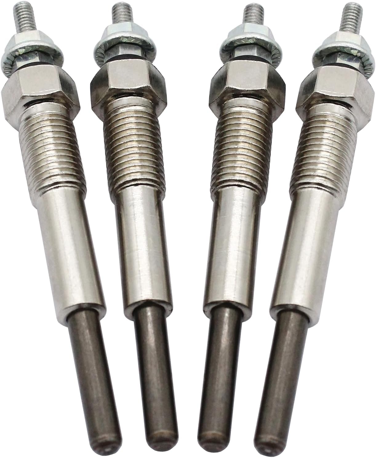 4 PCS/SET Glow Plugs Compatible with ISUZU C240 C190 C201 C221 4BA1 D500 4FA1 Engine C240PKG C240PKJ Forklifts Replaces 9825119780 GPI-003 HDS249