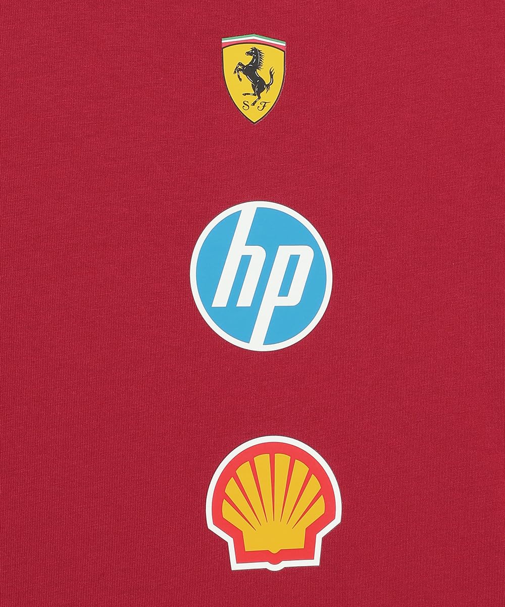 PUMA Scuderia Ferrari F1 Maglietta Squadra Bambino 2025 - Rosso
