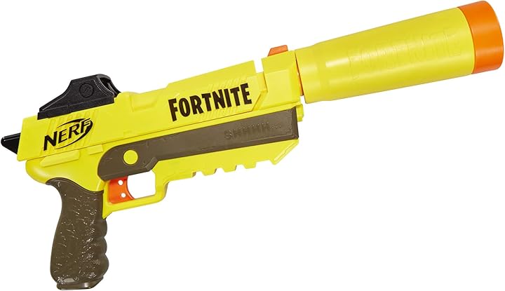 Replica dei blaster spara dardi di fortnite hasbro nerf fortnite sp-l blaster ufficiale con 6 dardi E6717EU4