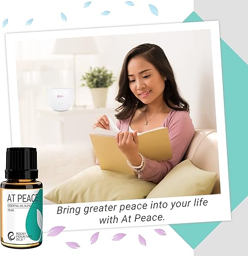Miniatura 6 de Rocky Mountain Oils at Peace Mezcla de aceites esenciales con aceites esenciales, aceites de aromaterapia para difusor y tópico, aceites esenciales