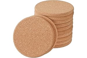 Round Cork Coasters: Elite Protection, Natural Style