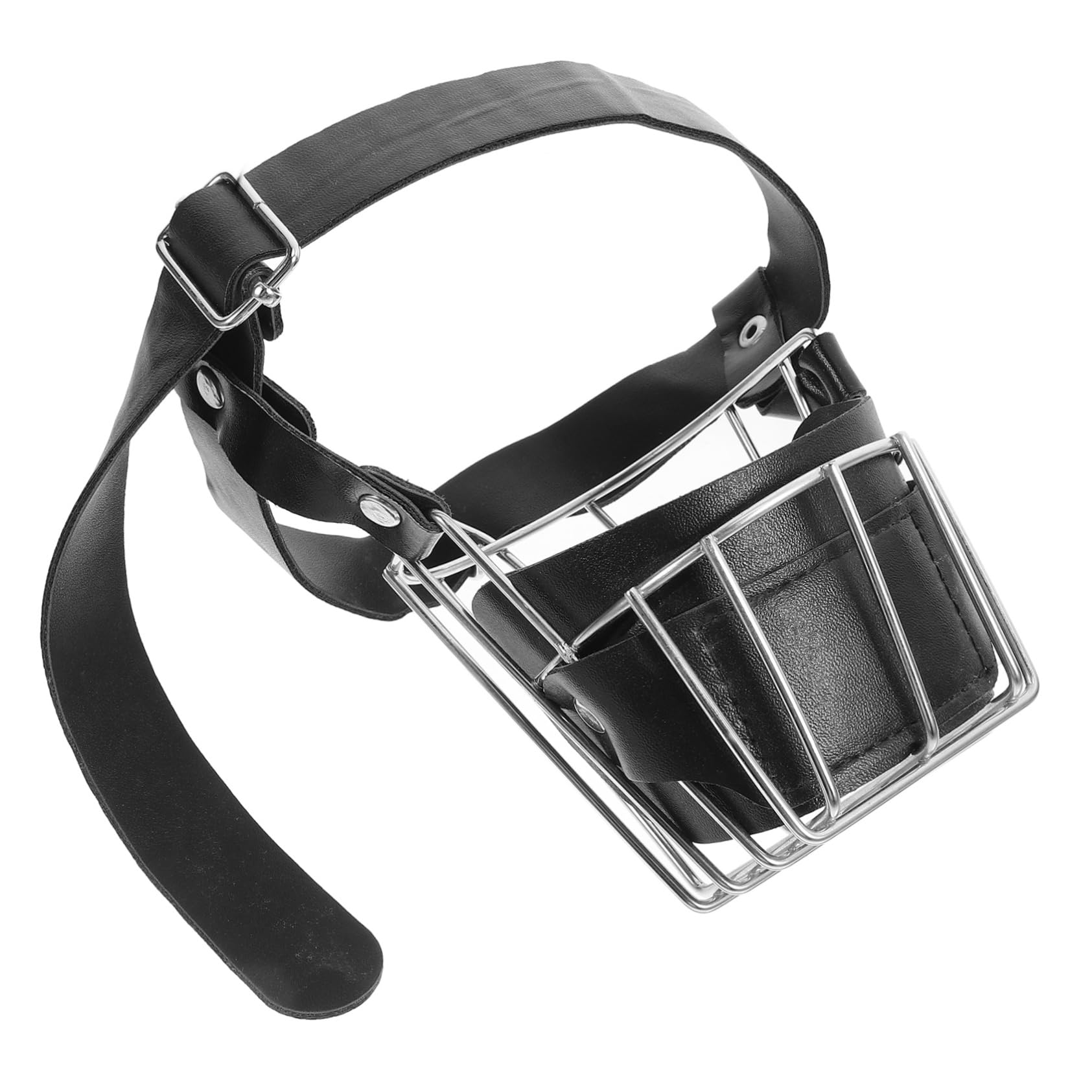 BESPORTBLE Small Dog Muzzle Adjustable Basket Muzzle for Puppies Breathable Dog Mouth Cover for Training Prevents Barking and Chewing Comfortable Fit and Durable Design