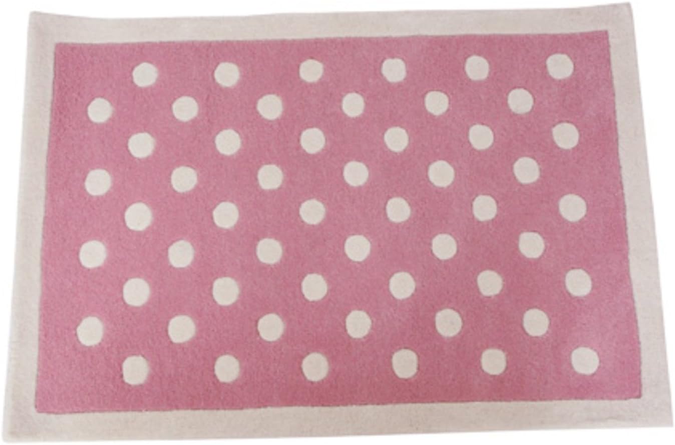 Babyface Pink Dotty Girls Rug Large Amazon.co.uk Home & Kitchen