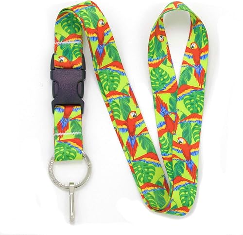 Buttonsmith Animals Premium Lanyard - Made in The USA