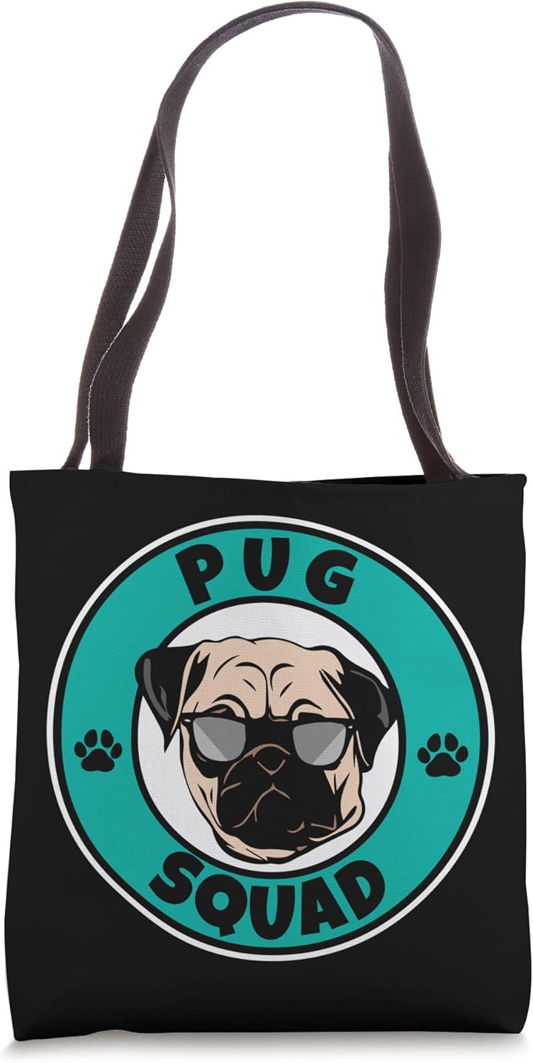 pug tote bag