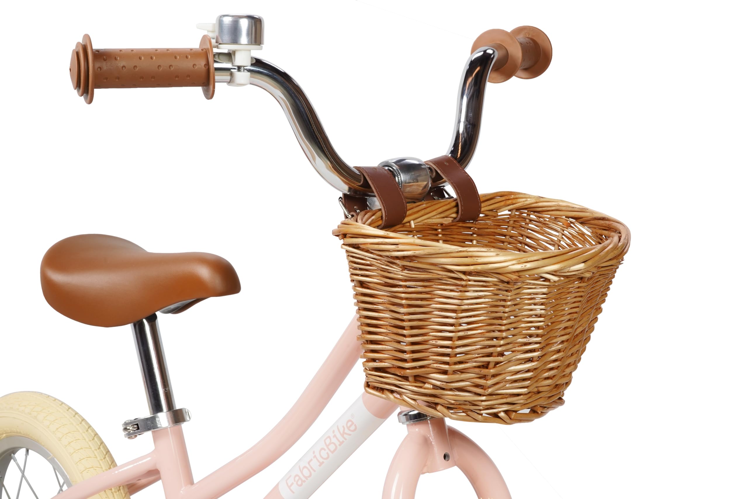 FabricBike Mini 12" - Bicicletta senza pedali per bambini, 18 mesi - 4 anni. Bicicletta ultra leggera per l'apprendimento con manubrio e sella regolabili.
