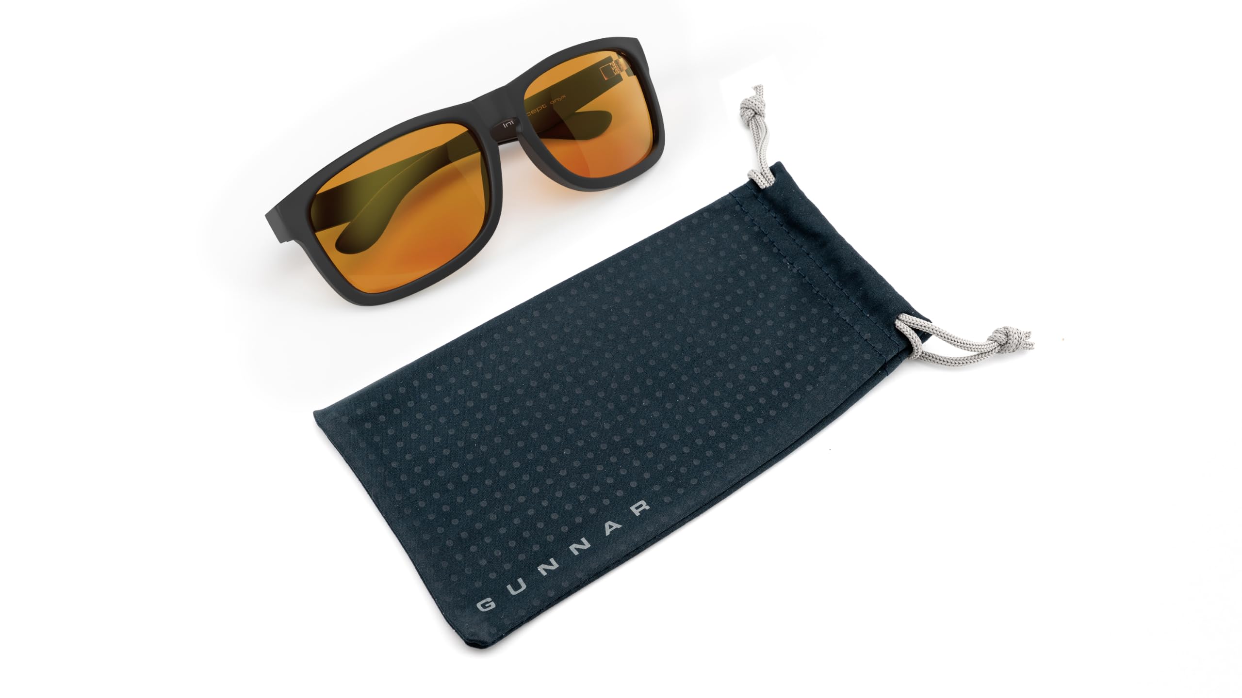 GUNNAR Gaming Glasses - Intercept Onyx Amber Max Lens - Blue Light Blocking Relieve Dry Eye product thumbnail 7