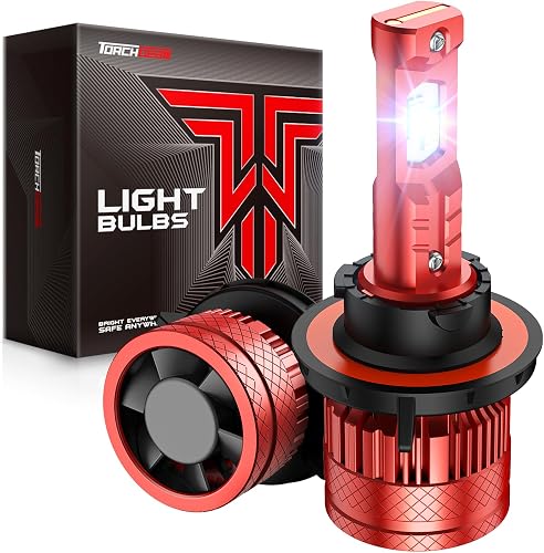 Torchbeam H-13 LED 65000LM Fog Lights, 6500K White, 12X Brighter, 100,000Hrs, 2-