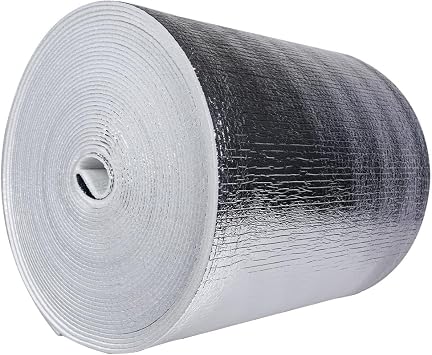 1000 sqft White Reflective Foam Core 1/8 inch Insulation Vapor Barrier Roll