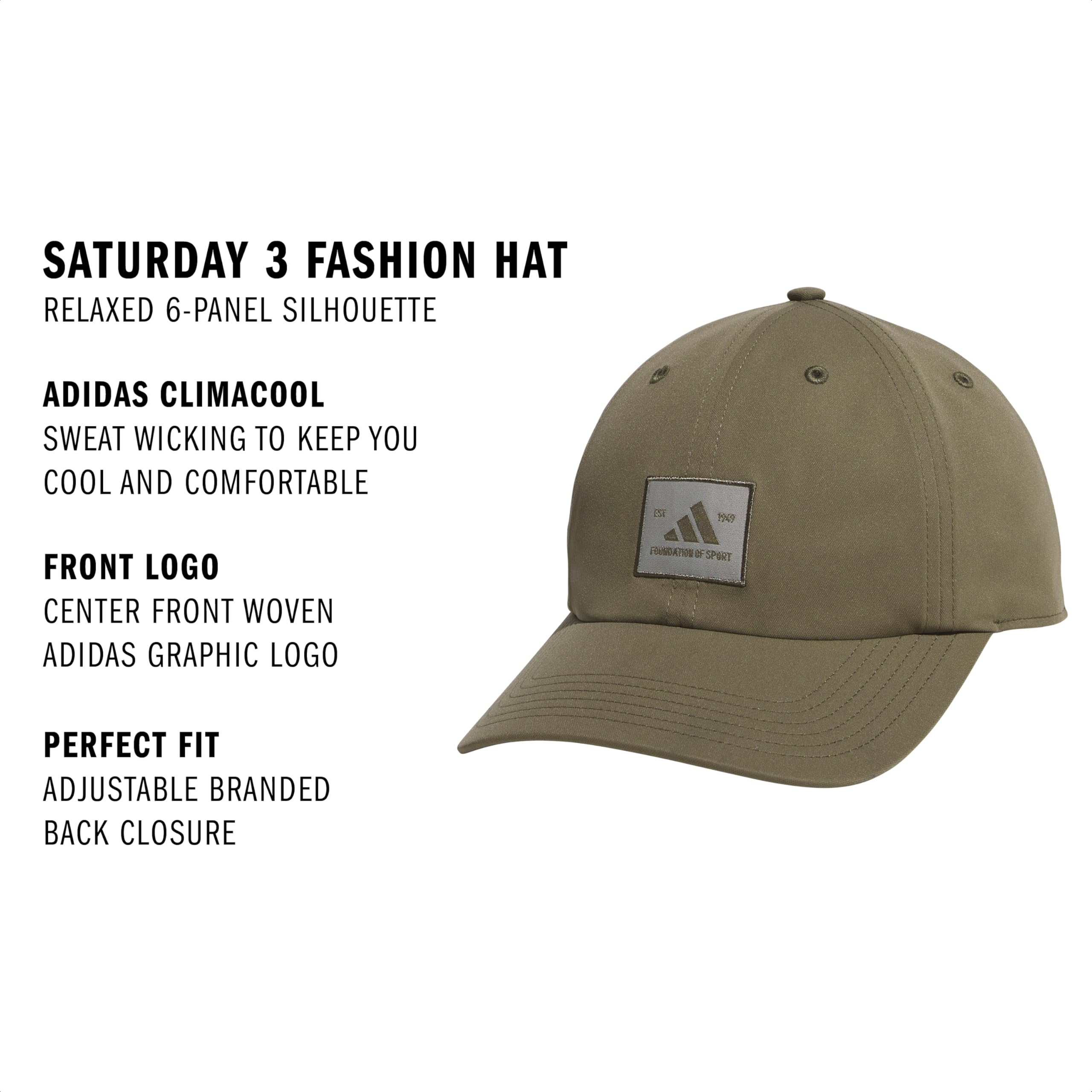 adidas Damen Women's Saturday 3 Fashion Hat Baseballkappe – Bild 2
