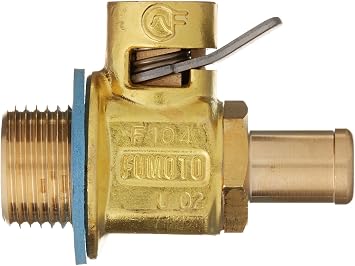 F104N: FUMOTO Valve W/Nipple M18-1.5 Threads