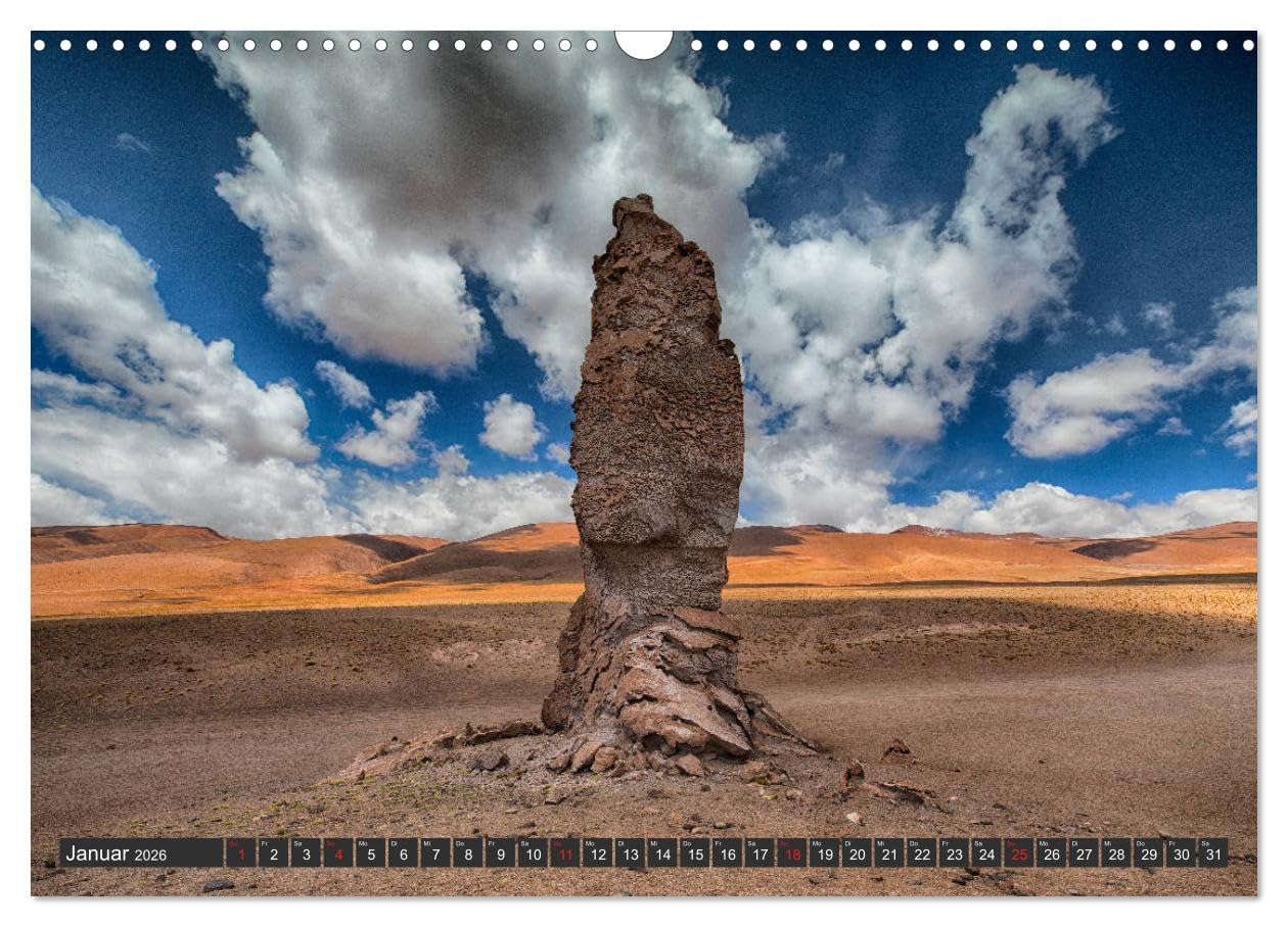 Traumwelt Chile (Wandkalender 2026 DIN A3 quer), CALVENDO Monatskalender (CALVENDO Natur)