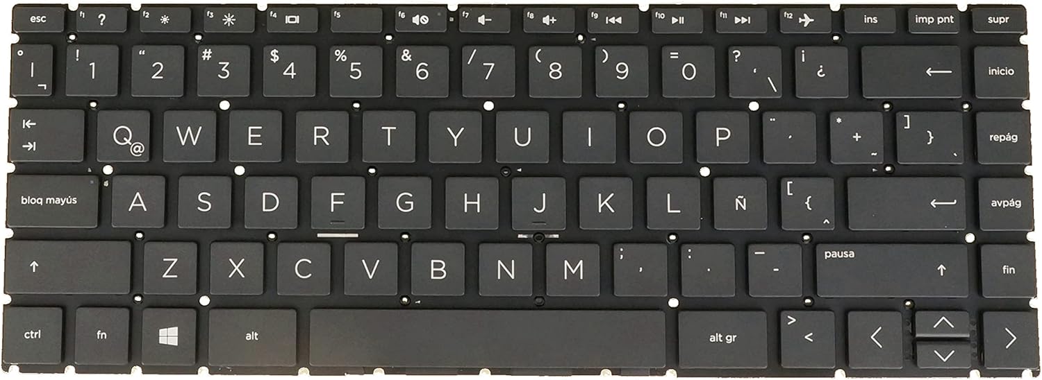 Latin Spanish Keyboard for HP 14-ck0009la 14-ck0010la 14-ck0011la 14-ck0012la 14-ck0013la 14-ck0014la 14-ck0015la L23239-161 L15599-161