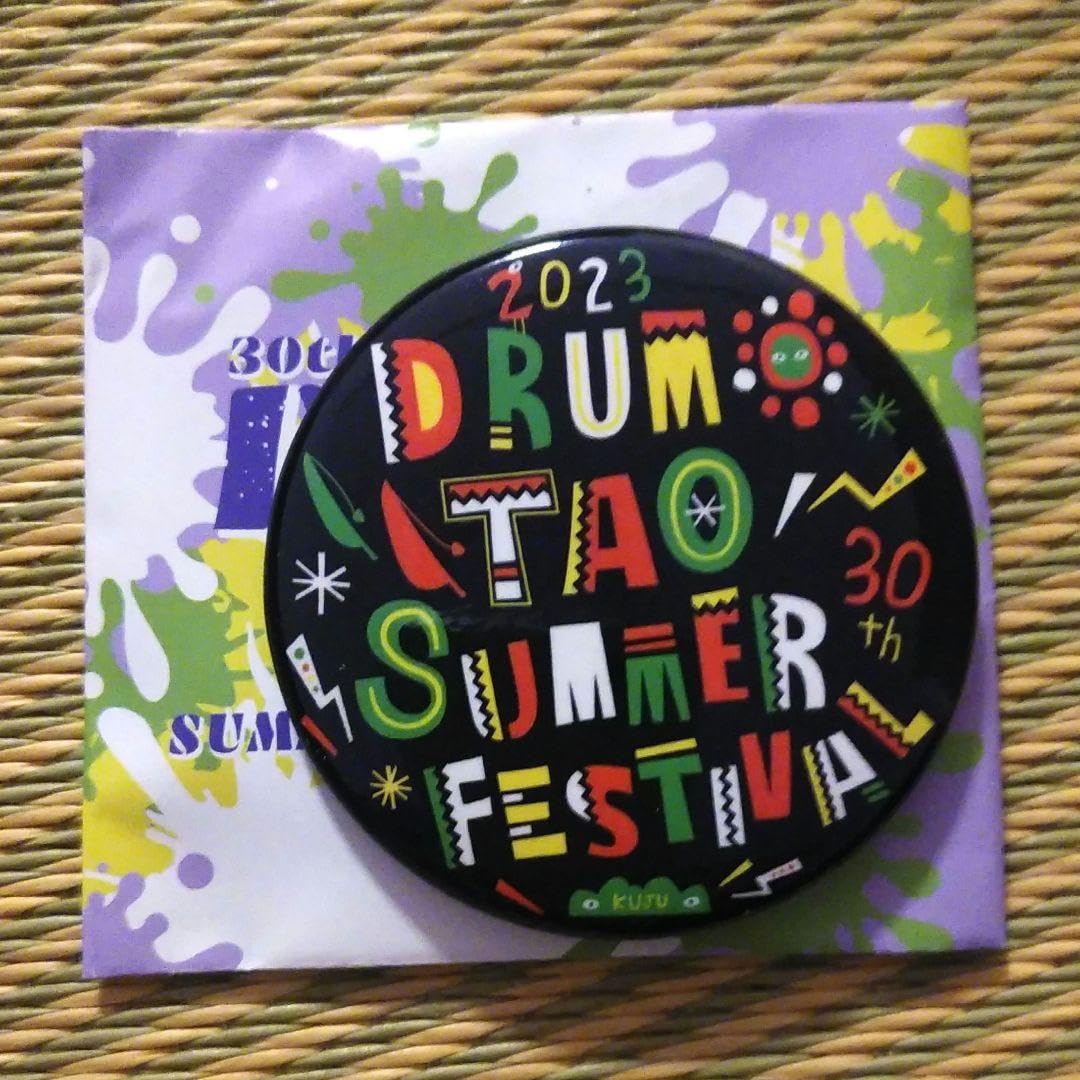 drum tao  KAIKE 缶バッジ2 Amazon | DRUM TAO 夏フェスロゴ缶バッジ ホビーグッズ | バッジ