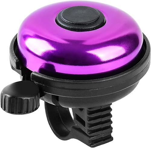 Campana de bicicleta clásica, campana de bicicleta de aluminio, sonido nítido y claro para bicicleta para adultos y niños