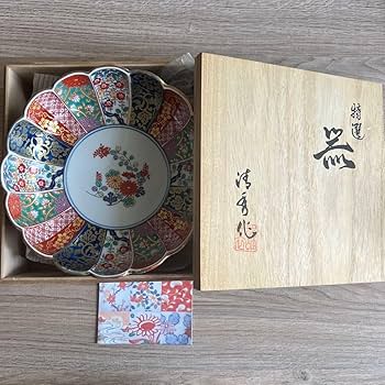 新品】有田焼・清秀作・元禄古伊万里・大鉢（大皿）