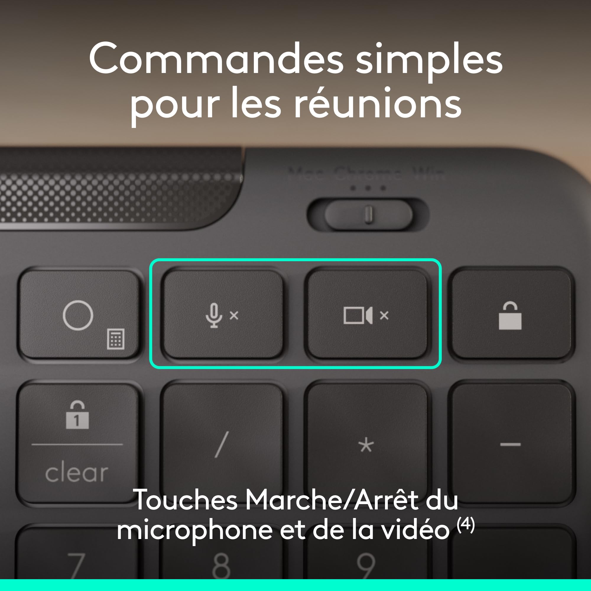 Logitech Signature Slim Wired Combo MK620 pour Business, Souris Filaire Optique, Clavier de Taille Standard, USB-C prêt à l’Emploi, Windows/Mac/Chrome/PC/Ordinateurs Portables, FRA AZERTY - Graphite