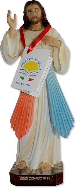Proposte Religiose Merciful Jesus Statue in Resin - Cm 30 - MADE IN ITALY