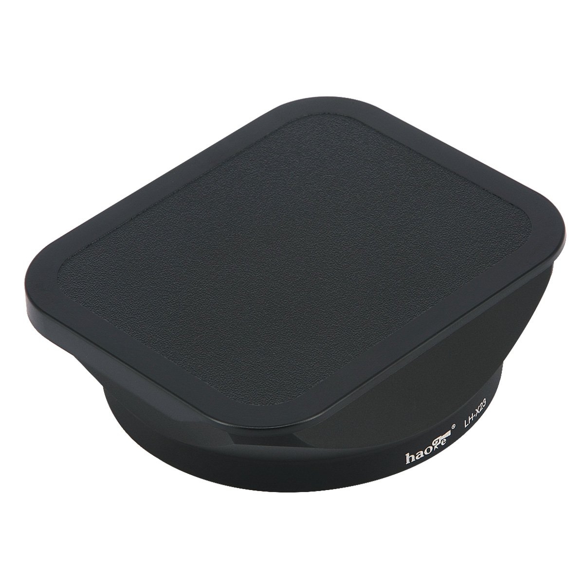Haoge LH-X23 Pare-soleil rectangulaire à baïonnette en métal avec capuchon pour Fujifilm Fuji Fujinon XF 23 mm F1.4 R, XF 56 mm F1.2 R, XF 56 mm F1.2 R APD Remplace l'objectif LH-XF23
