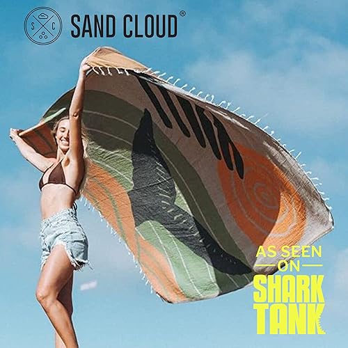 Miniatura 2 de Sand Cloud Toalla de playa turca grande, sin arena, 100% algodón turco orgánico, toalla de secado rápido para playa, picnic, manta o baño, como se