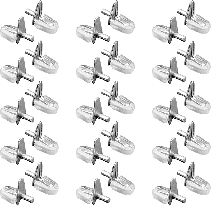 30 Pcs Shelf Supports Shelf Bracket Pegs Shelf Support Pins Studs