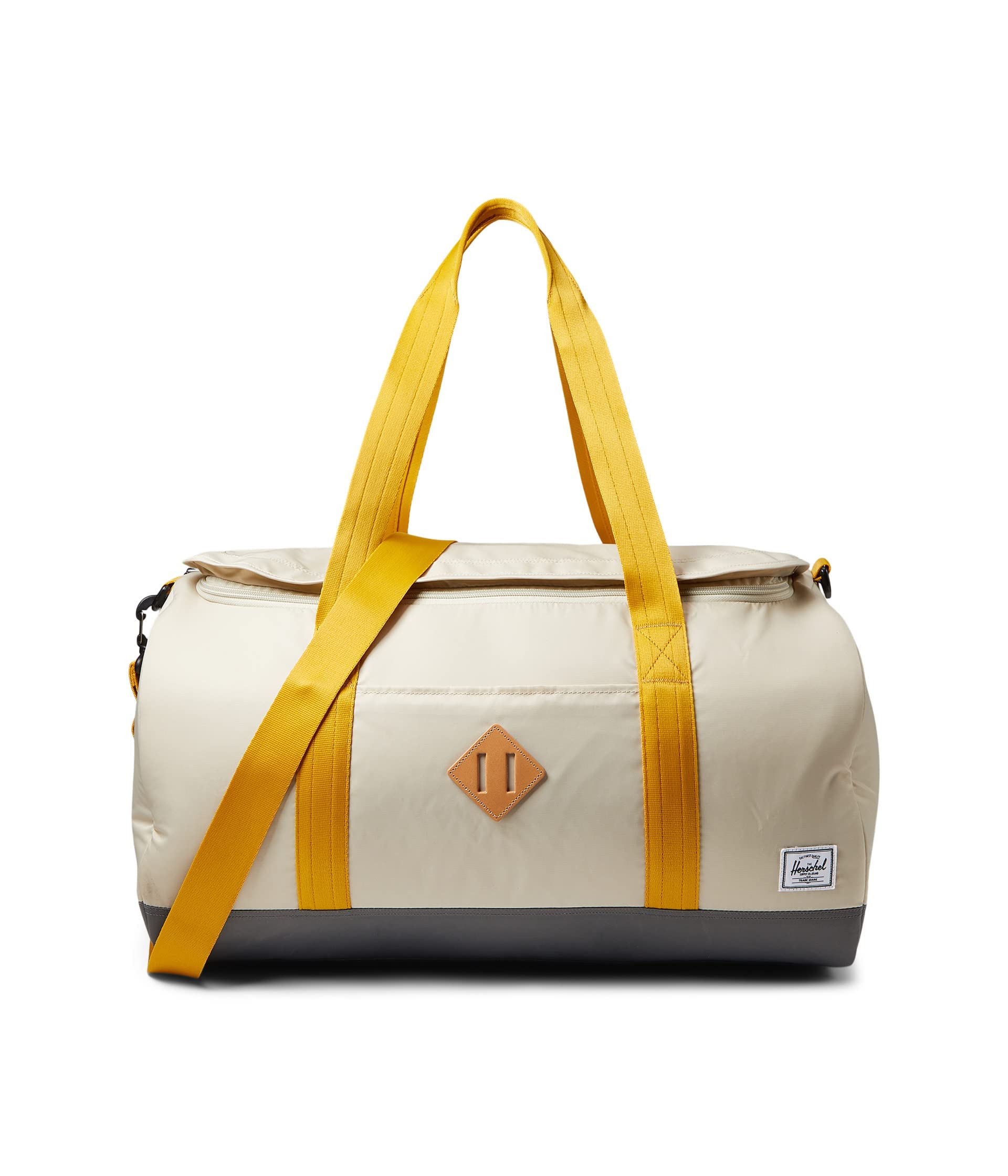 Herschel Supply Co. Heritage Duffel, Light Pelican/Harvest Gold, One Size, Heritage Duffel