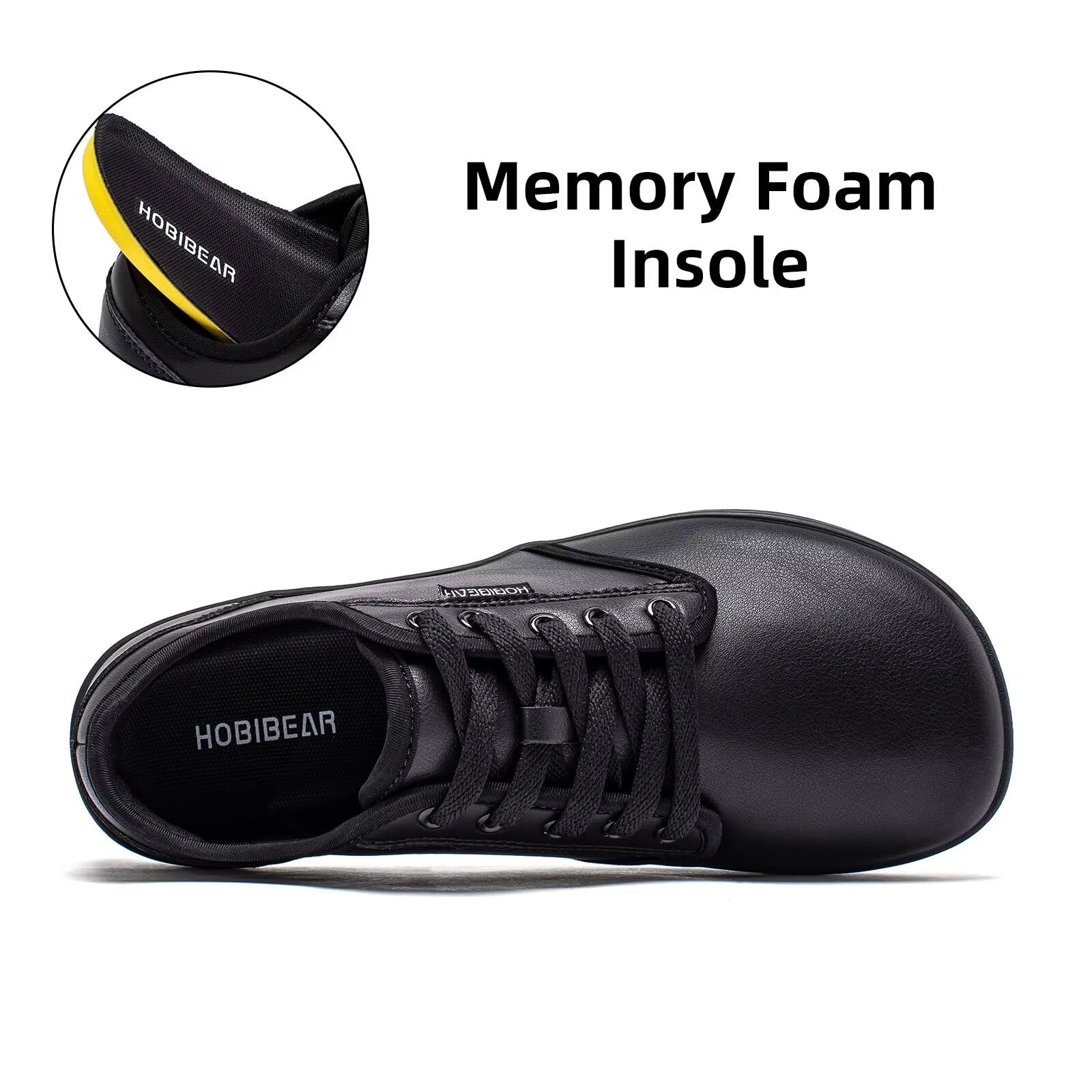 HOBIBEAR Unisex Scarpe a Piedi Nudi Larghe per Uomo Donna Scarpe da Ginnastica minimaliste Zero Drop Scarpe Leggere e Confortevoli