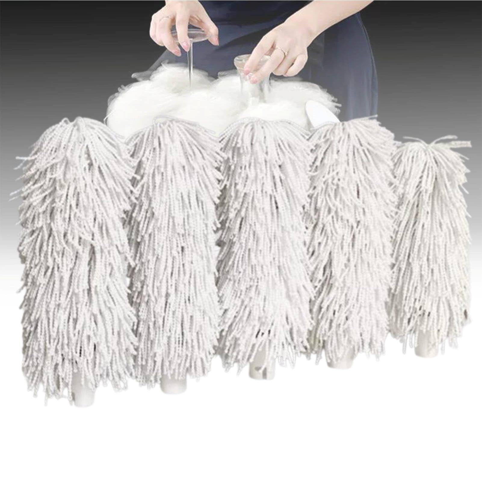 Brosse de polissage électrique en microfibre douce pour sécher les verres sans trace