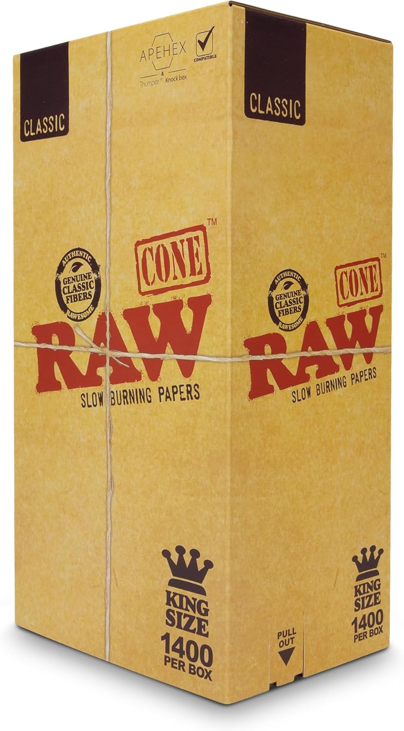 RAW Pre-Rolled Cone 1400 Pack (King Size)