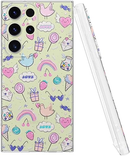 Miniatura 6 de MOBILIUS Funda protectora a prueba de golpes para Galaxy S23 Ultra diseñada para Galaxy S23 Ultra, con un astronauta, con un patrón de libro