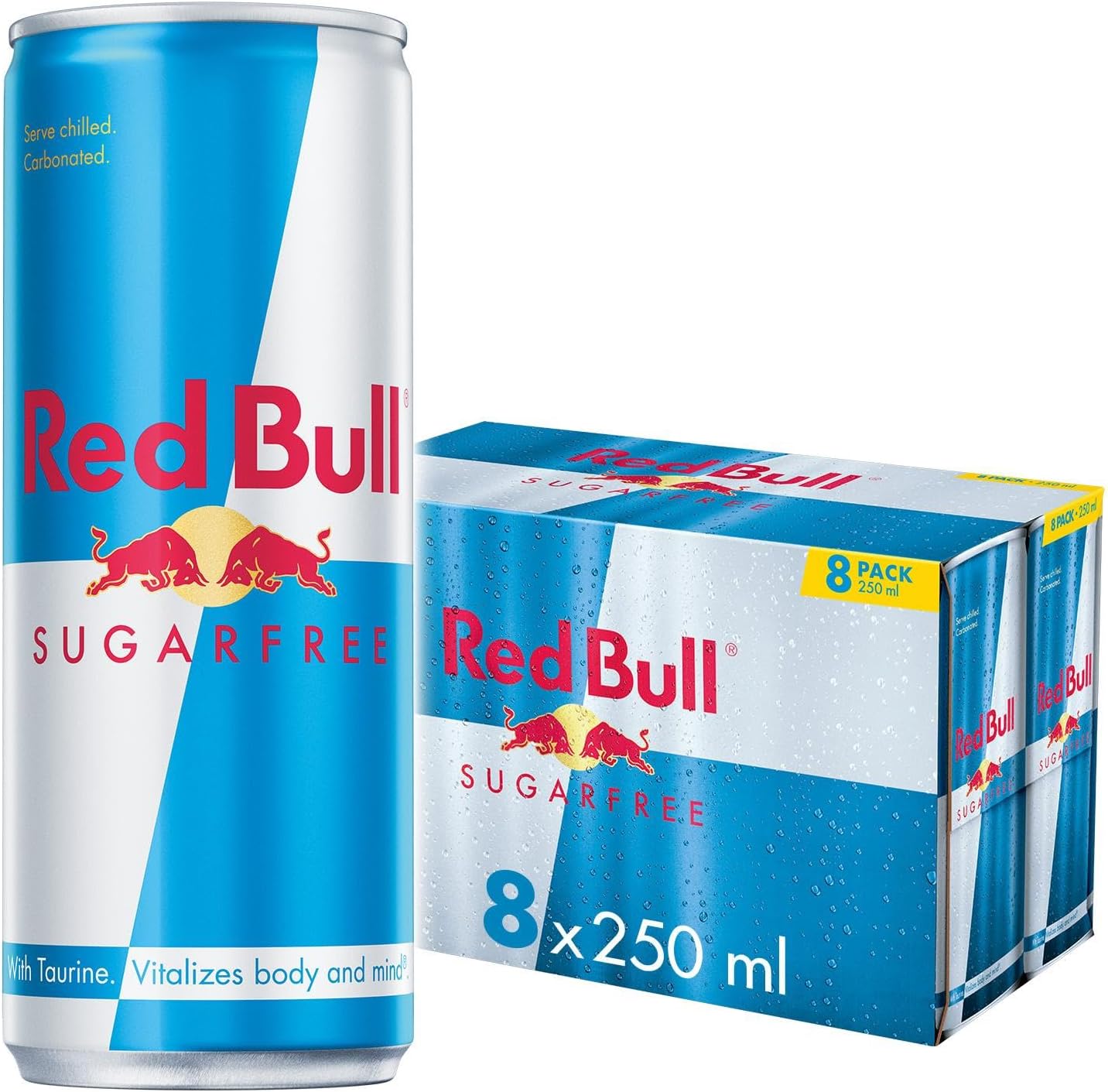 Energy Drink Sugar Free 250 ml x8