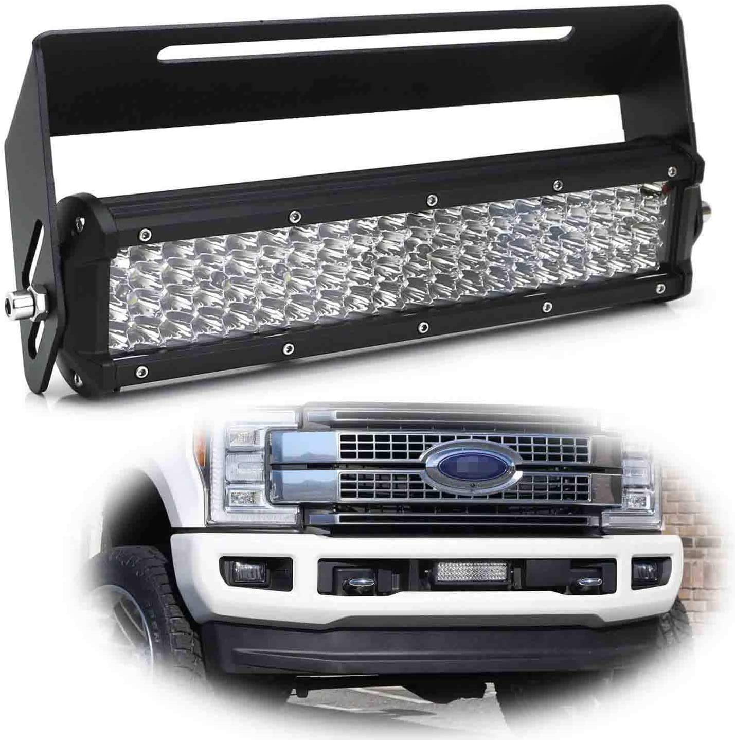 Buy iJDMTOY Lower Grille 12Inch LED Light Bar Compatible With 2017up