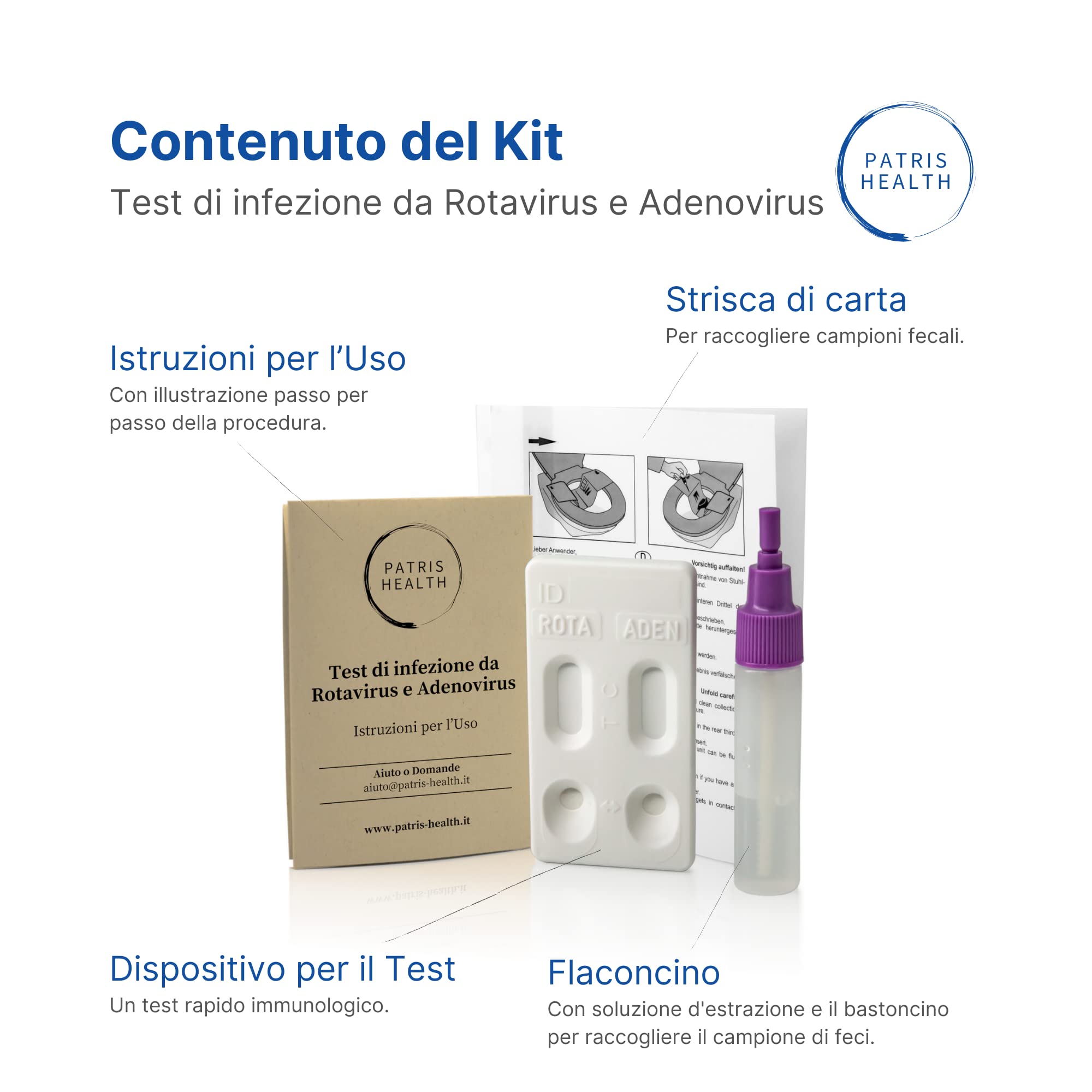 Test di Infezione da Rotavirus e Adenovirus