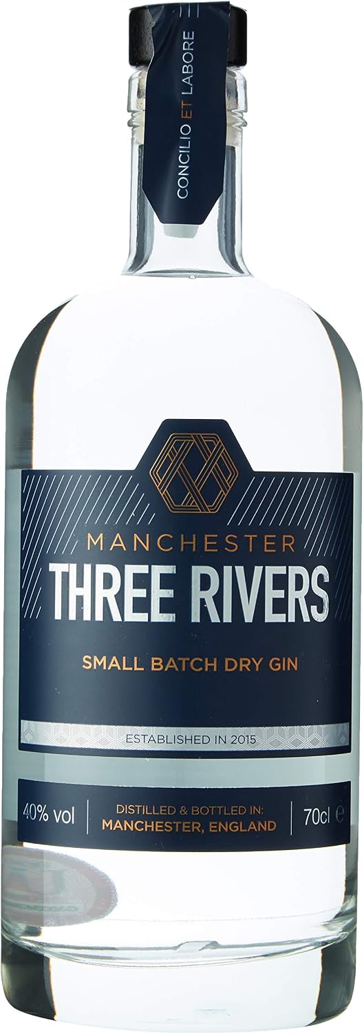 Manchester Three Rivers Small Batch Dry Gin, 70 cl Amazon.co.uk