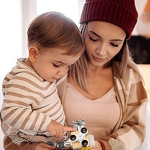 Miniatura 8 de lonfypeng Busy Cube para niños, juguete sensorial de viaje para niños pequeños, juguetes educativos de aprendizaje, juguetes Montessori 7 en 1 para