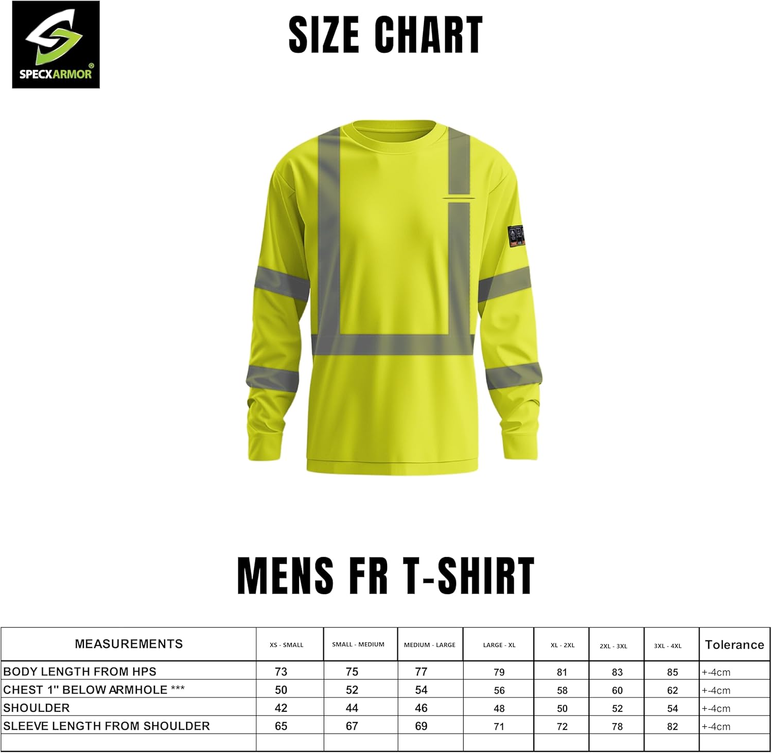 Lightweight FR t shirts for Men / 6 oz High Vis Reflective Fire Resistant & Anti Static Work Shirt for Safety