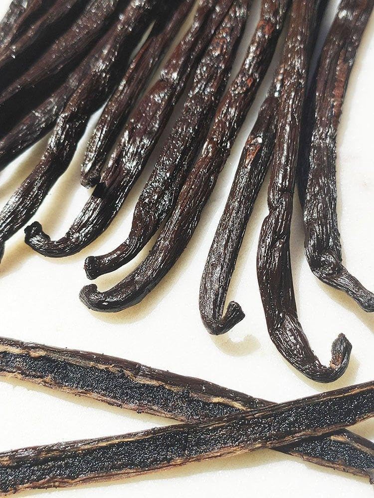 25 Baccelli di Vaniglia Bourbon del Madagascar Premium – Bacche 14/15 cm Carnose e Morbide – Alta Concentrazione di Aroma – Qualità Gourmet (25 Baccelli)