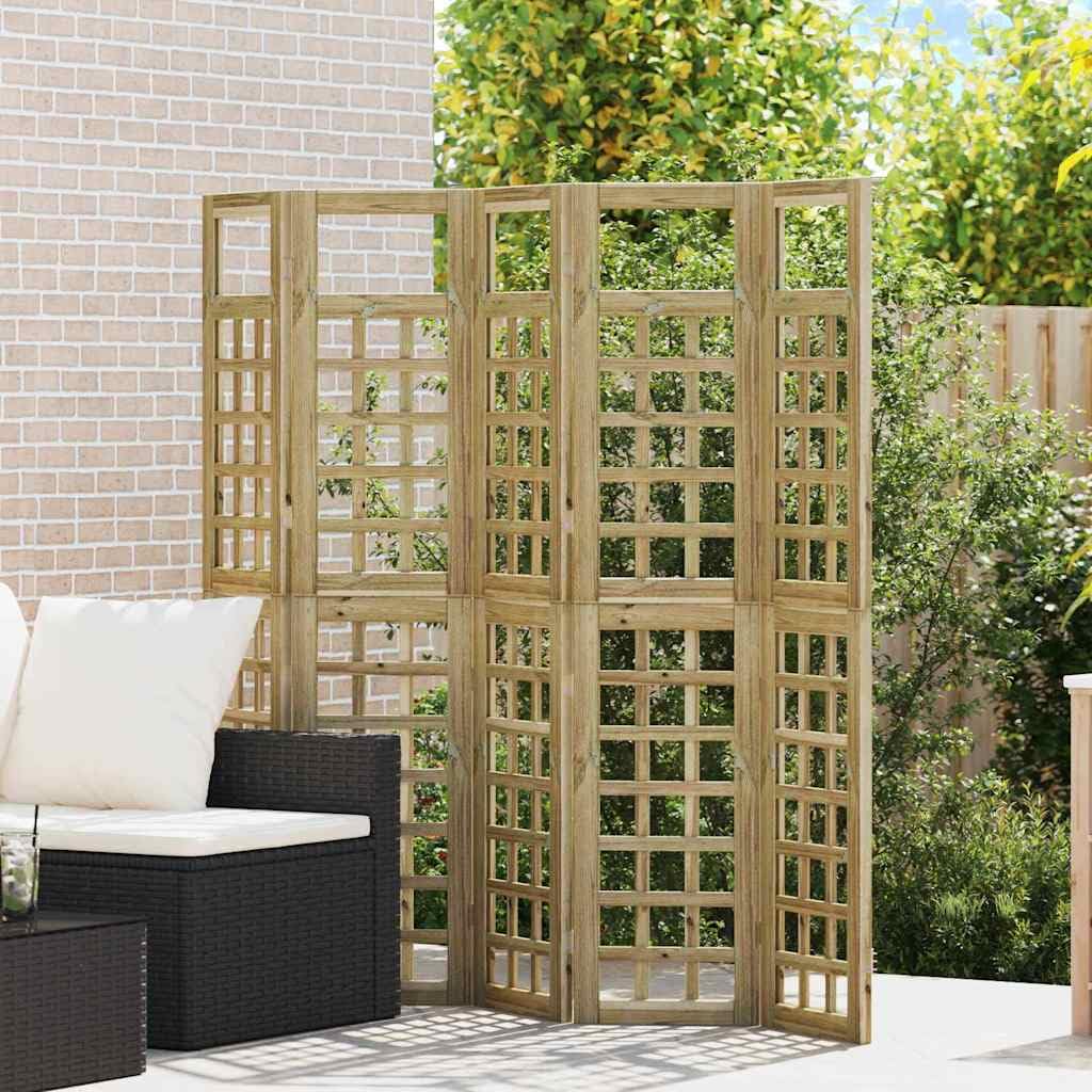Claustra en bois massif haut de gamme : brise-vue pin miel pour intérieur chic