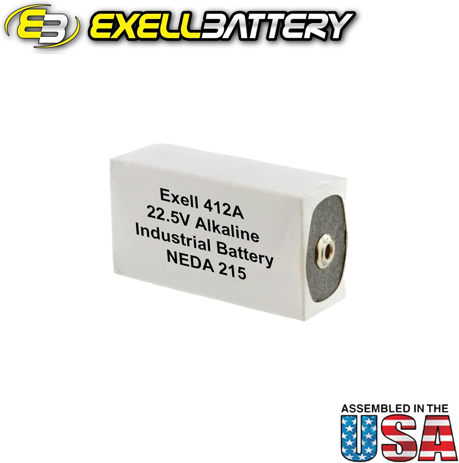 Exell Battery 412A Replacement Battery for Ray-0-vac 516