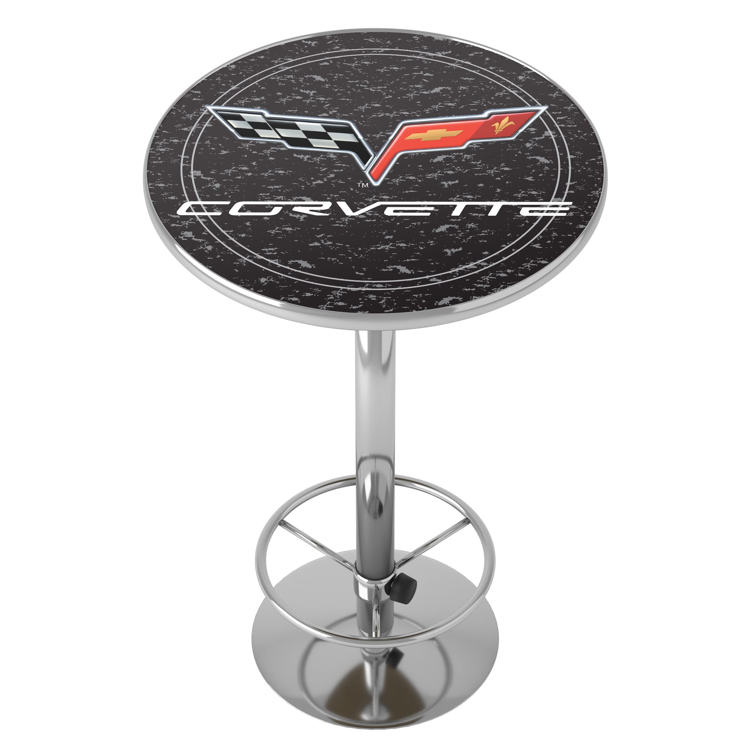 Amazon.com: Bar Table - Corvette C6 Black Bar Height Table with