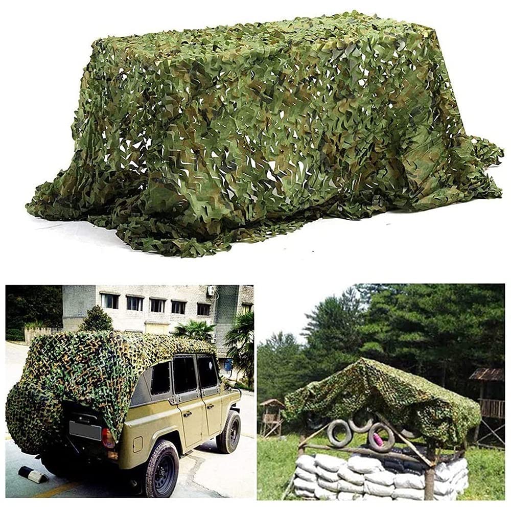 Red De Camuflaje Militar 2x1.5m - Tela Oxford, Para Caza, Sombra, Decoración, Color Verde