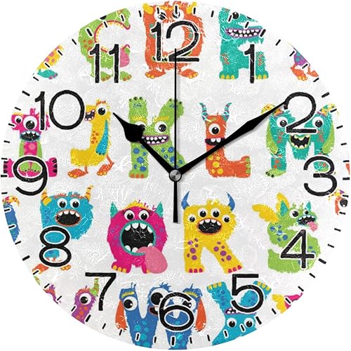 Miniatura 12 de Reloj de pared con ondas de playa, funciona con pilas, sin tictac, de cuarzo, analógico, rústico, rústico, reloj redondo, decoración retro para el