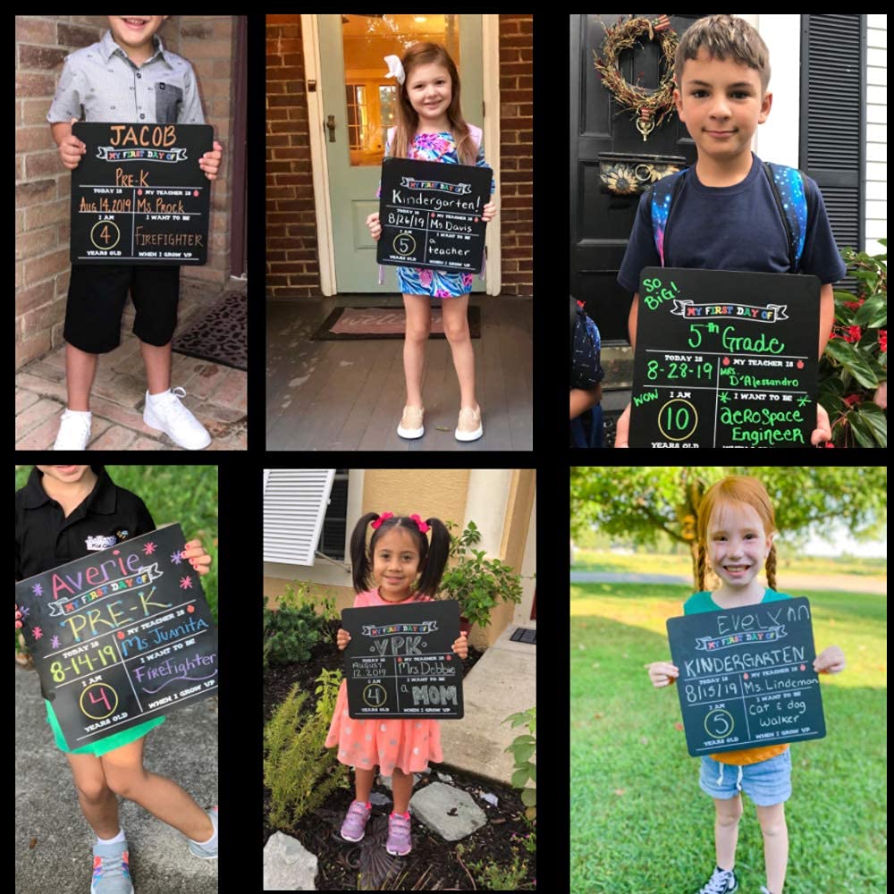 Buy Chalk Stix First Day of School Chalkboard Kit, 2Sided, Made in USA