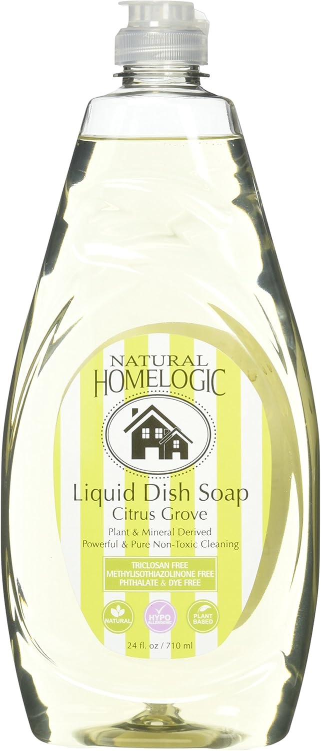 Natural HomeLogic Eco Friendly Liquid Dish Soap, 24 oz