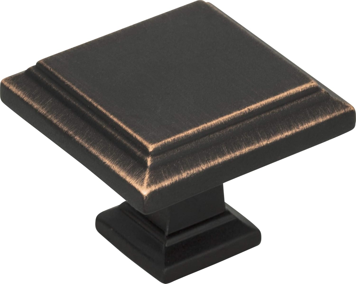 Atlas Homewares 289-SL Sutton Place Collection 1.25 Inch Square Cabinet Knob, Slate Finish