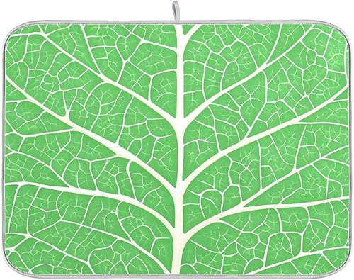 Vista 252 de Tapete de secado de platos de mariposas botánicas para encimera de cocina, almohadilla de secado de microfibra absorbente, grande, 18 x 24 pulgadas